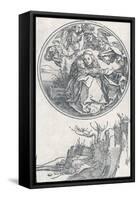 The Virgin Crowned by Two Angels, C1515-Albrecht Dürer-Framed Stretched Canvas