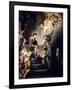 The Virgin Descending to Award Saint Ildefons, Ca. 1655-Bartolome Esteban Murillo-Framed Giclee Print