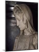 The Virgin, Detail from Madonna and Child-Michelangelo Buonarroti-Mounted Giclee Print