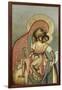 The Virgin Eleousa of Kykkos, 1668-Simon Ushakov-Framed Giclee Print