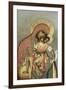 The Virgin Eleousa of Kykkos, 1668-Simon Ushakov-Framed Giclee Print