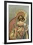 The Virgin Eleousa of Kykkos, 1668-Simon Ushakov-Framed Giclee Print