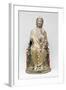 The Virgin Enthroned with Child, around 1230-null-Framed Giclee Print