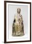 The Virgin Enthroned with Child, around 1230-null-Framed Giclee Print