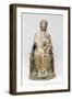 The Virgin Enthroned with Child, around 1230-null-Framed Giclee Print