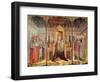 The Virgin Enthroned with Saints Jerome, Gregory, Ambrose and Augustine, 1446-Antonio & D'alemagna Vivarini-Framed Giclee Print