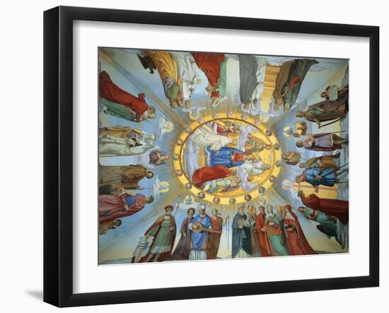 The Virgin, from 'The Heavens of the Blessed and the Empyrean', Dante Room-Philipp Veit-Framed Giclee Print