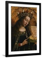 The Virgin- Ghent Altarpiece-Jan van Eyck-Framed Giclee Print