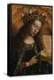 The Virgin- Ghent Altarpiece-Jan van Eyck-Framed Stretched Canvas