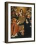 The Virgin Giving her Girdle to St. Augustin and St. Monica-Bernardino Santini-Framed Giclee Print