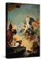 The Virgin Giving the Scapular to Saint Simon Stock-Giambattista Tiepolo-Stretched Canvas