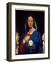 The Virgin Has the Host. Symbols of Communion: Object of the Eucharist (The Host as the Body of Chr-Jean Auguste Dominique Ingres-Framed Giclee Print