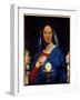 The Virgin Has the Host. Symbols of Communion: Object of the Eucharist (The Host as the Body of Chr-Jean Auguste Dominique Ingres-Framed Giclee Print