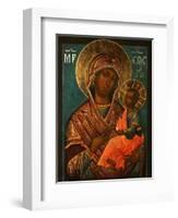 The Virgin Hodegetria, Early 18th C-Yegor Ivanovich Grek-Framed Giclee Print