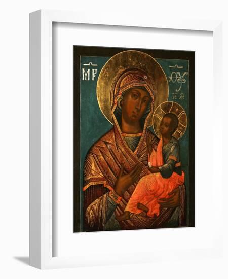 The Virgin Hodegetria, Early 18th C-Yegor Ivanovich Grek-Framed Giclee Print