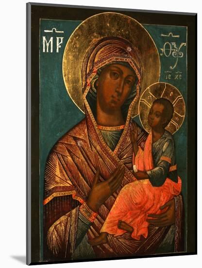 The Virgin Hodegetria, Early 18th C-Yegor Ivanovich Grek-Mounted Giclee Print