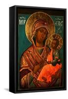 The Virgin Hodegetria-Yegor Ivanovich Grek-Framed Stretched Canvas
