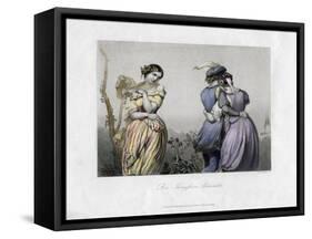 The Virgin Longing, C19th Century-AH Payne-Framed Stretched Canvas