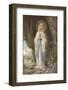 The Virgin Mary as Supposedly Seen by Bernadette, a Highly Romanticised Italian Depiction-null-Framed Photographic Print