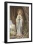 The Virgin Mary as Supposedly Seen by Bernadette, a Highly Romanticised Italian Depiction-null-Framed Photographic Print