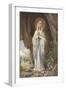 The Virgin Mary as Supposedly Seen by Bernadette, a Highly Romanticised Italian Depiction-null-Framed Photographic Print