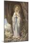 The Virgin Mary as Supposedly Seen by Bernadette, a Highly Romanticised Italian Depiction-null-Mounted Photographic Print