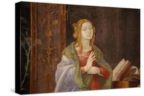 The Virgin Mary at the Annunciation-null-Stretched Canvas