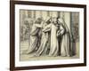 The Virgin Mary being Comforted-Dante Gabriel Rossetti-Framed Giclee Print