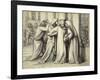 The Virgin Mary being Comforted-Dante Gabriel Rossetti-Framed Giclee Print