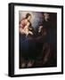 The Virgin Mary Gives St Felice da Cantalice the Infant Jesus-Simone Pignoni-Framed Giclee Print