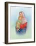 The Virgin Mary Holding Baby Jesus-Christo Monti-Framed Giclee Print