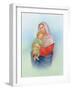 The Virgin Mary Holding Baby Jesus-Christo Monti-Framed Giclee Print
