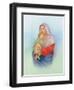 The Virgin Mary Holding Baby Jesus-Christo Monti-Framed Premium Giclee Print