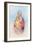 The Virgin Mary Holding Baby Jesus-Christo Monti-Framed Giclee Print