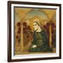 The Virgin Mary in the Rosegarden; Jungfru Maria I Rosengard-Albert Edelfelt-Framed Giclee Print