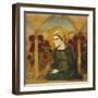The Virgin Mary in the Rosegarden; Jungfru Maria I Rosengard-Albert Edelfelt-Framed Giclee Print