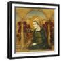 The Virgin Mary in the Rosegarden; Jungfru Maria I Rosengard-Albert Edelfelt-Framed Giclee Print
