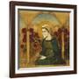 The Virgin Mary in the Rosegarden; Jungfru Maria I Rosengard-Albert Edelfelt-Framed Giclee Print