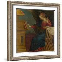 The Virgin Mary (Panel from an Altarpiece: the Annunciatio), before 1511-Gaudenzio Ferrari-Framed Giclee Print