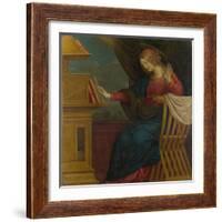 The Virgin Mary (Panel from an Altarpiece: the Annunciatio), before 1511-Gaudenzio Ferrari-Framed Giclee Print