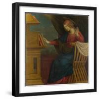 The Virgin Mary (Panel from an Altarpiece: the Annunciatio), before 1511-Gaudenzio Ferrari-Framed Giclee Print