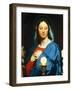 The Virgin Mary Prays to the Host, 1866-Jean-Auguste-Dominique Ingres-Framed Premium Giclee Print