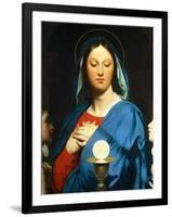 The Virgin Mary Prays to the Host, 1866-Jean-Auguste-Dominique Ingres-Framed Giclee Print