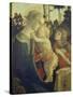 The Virgin Mary with Infant Christ and John-Sandro Botticelli-Stretched Canvas