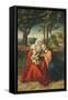 The Virgin Mary with Saint Anne Holding the Infant Jesus-Lucas Cranach the Elder-Framed Stretched Canvas