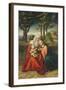 The Virgin Mary with Saint Anne Holding the Infant Jesus-Lucas Cranach the Elder-Framed Giclee Print