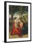 The Virgin Mary with Saint Anne Holding the Infant Jesus-Lucas Cranach the Elder-Framed Giclee Print