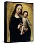 The Virgin Mary with the Child Jesus in a Shirt-Ambrosius Benson-Framed Stretched Canvas