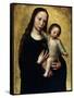The Virgin Mary with the Child Jesus in a Shirt-Ambrosius Benson-Framed Stretched Canvas