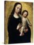 The Virgin Mary with the Child Jesus in a Shirt-Ambrosius Benson-Stretched Canvas